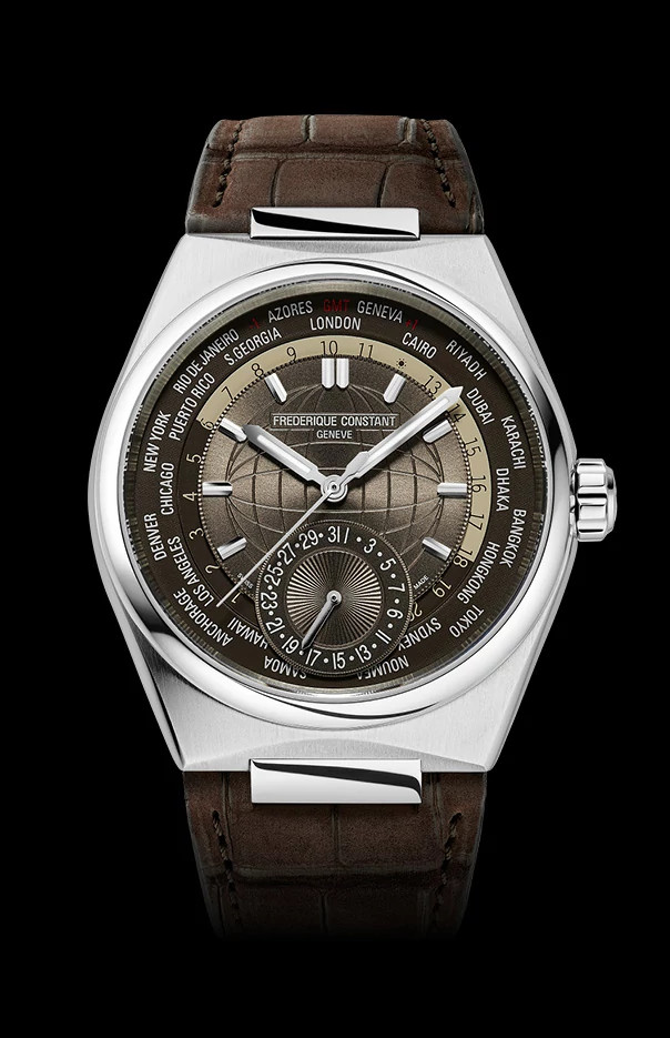 Highlife Worldtimer Manufacture Watch FC-718C4NH6 | Frederique